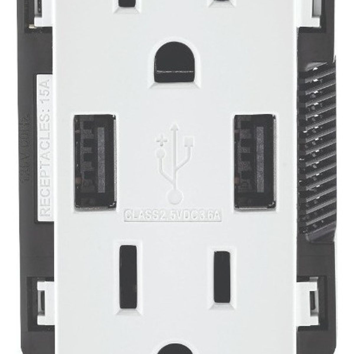 LEVITON - Tomacorriente Cargador Usb Leviton T5632-w Decora