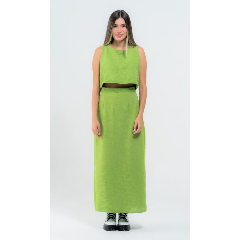 FREYDA - Vestido Largo Coquette Con Abertura Lateral Freyda