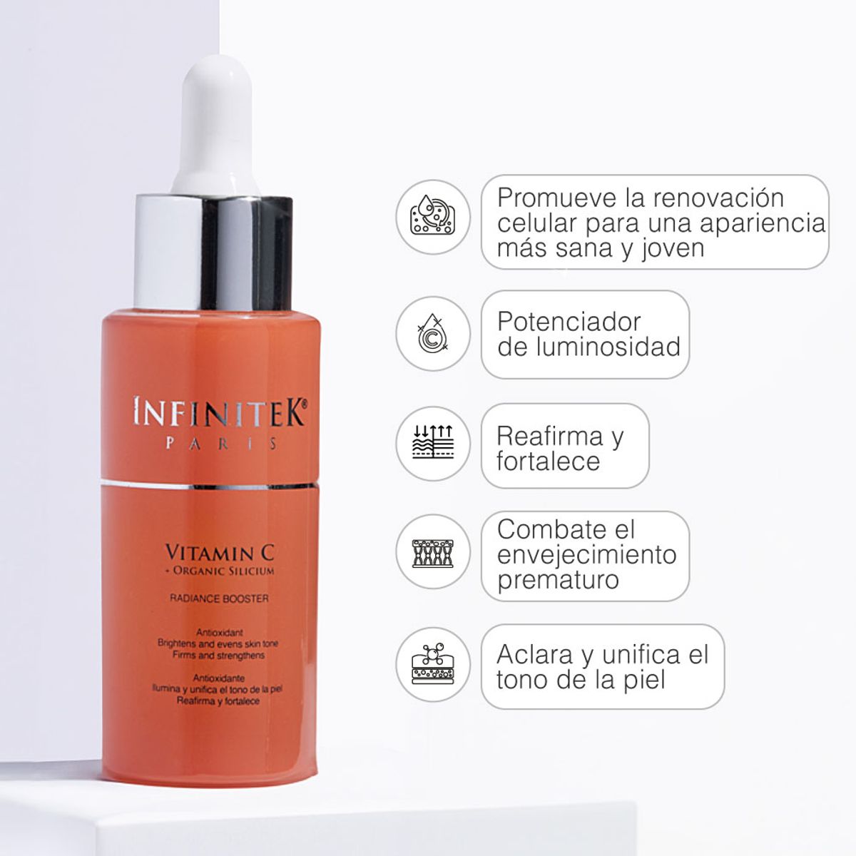 INFINITEK PARIS - Sérum Vitamina C + Silicio Orgánico