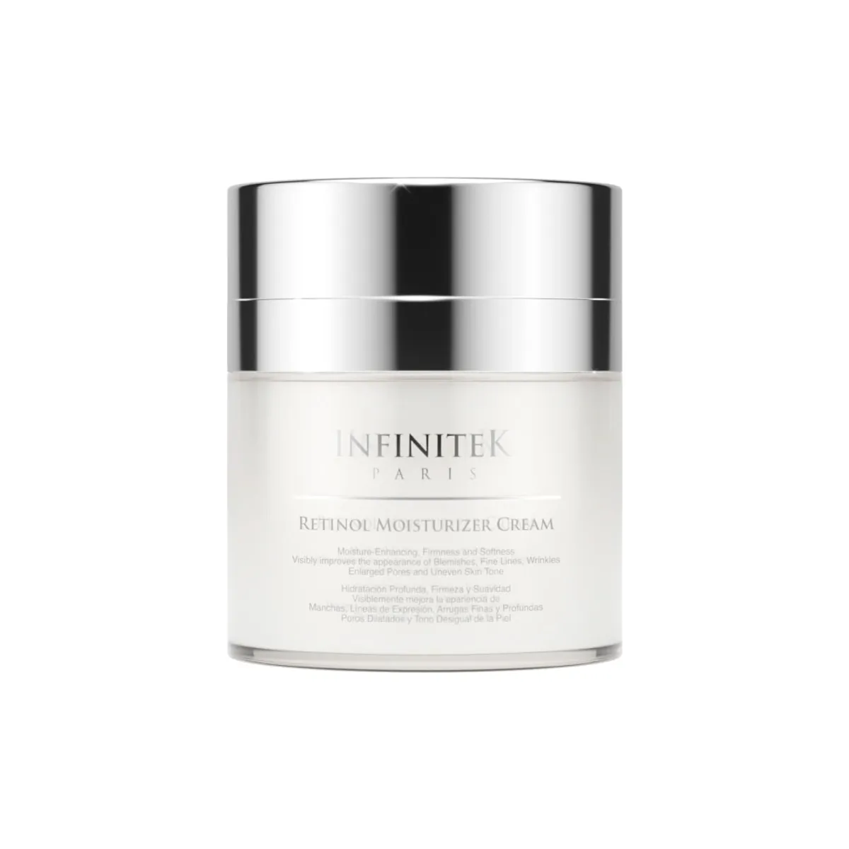 INFINITEK PARIS - Crema Facial con Retinol 1% Infinitek Paris con Ácido Hialurónico Antiarrugas y reafirmante 50 g