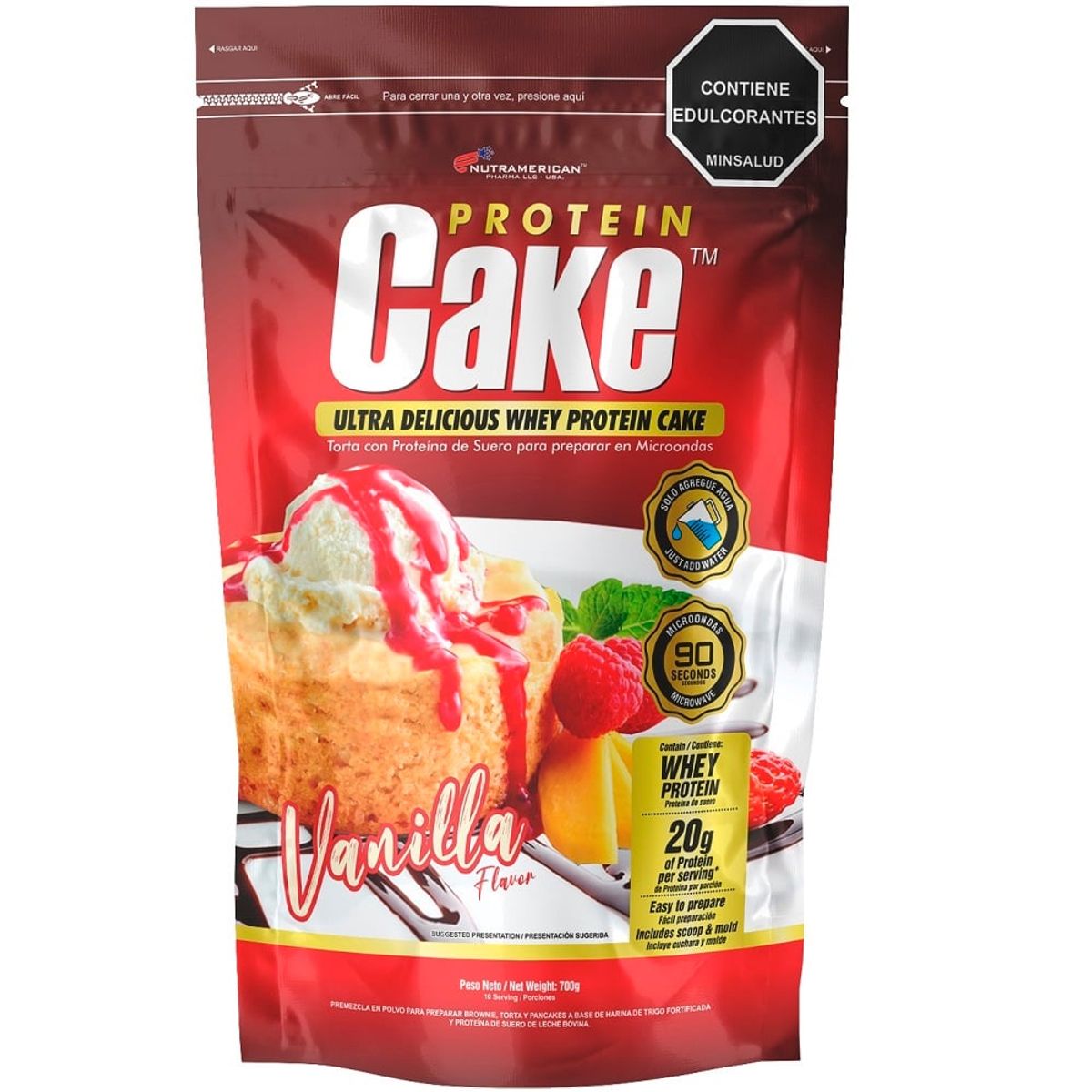 MEGAPLEX - Torta PROTEIN CAKE Vainilla 1.54 lb 700 g