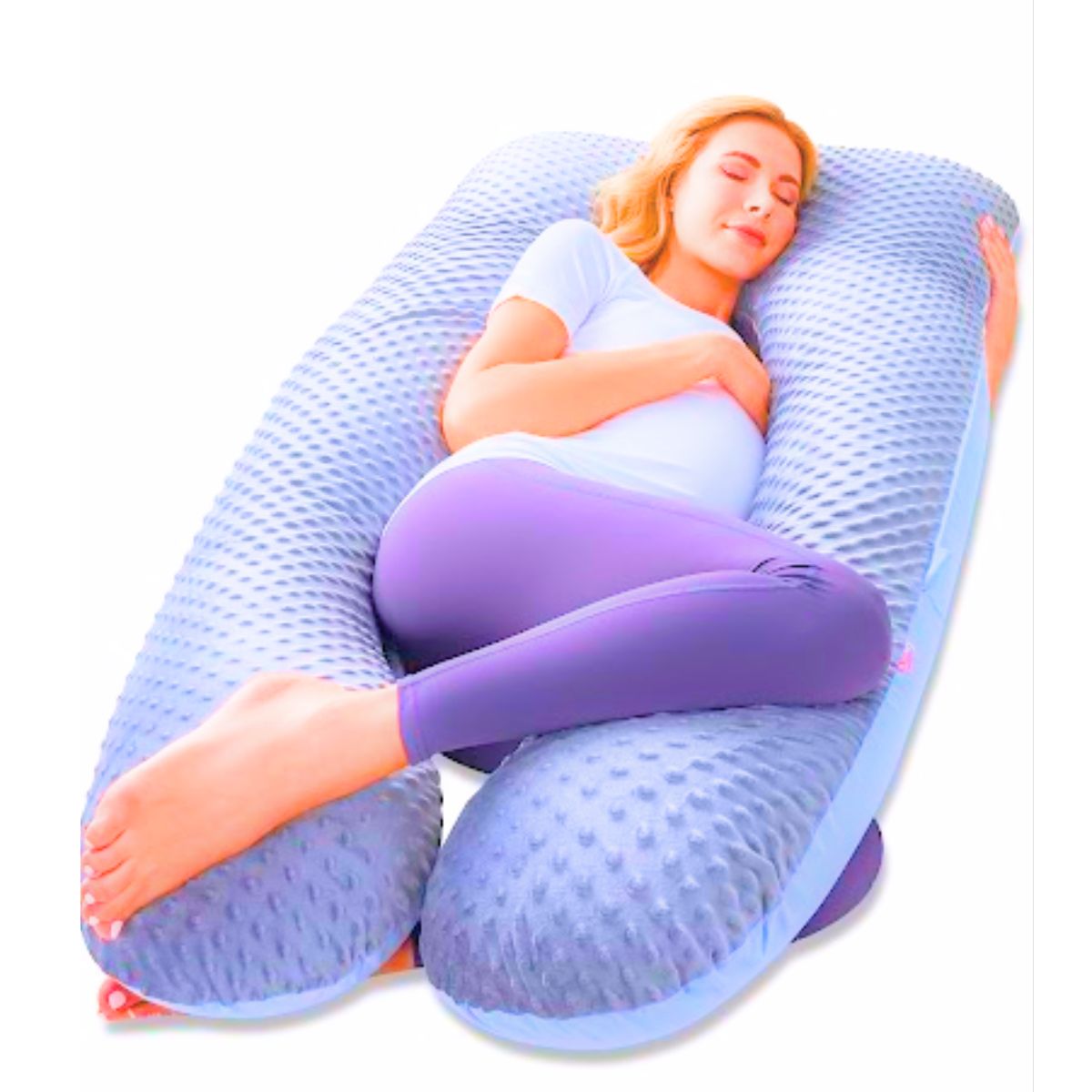 IKSA - Cojin Almohada Para Embarazadas y más diseño ergónomico.