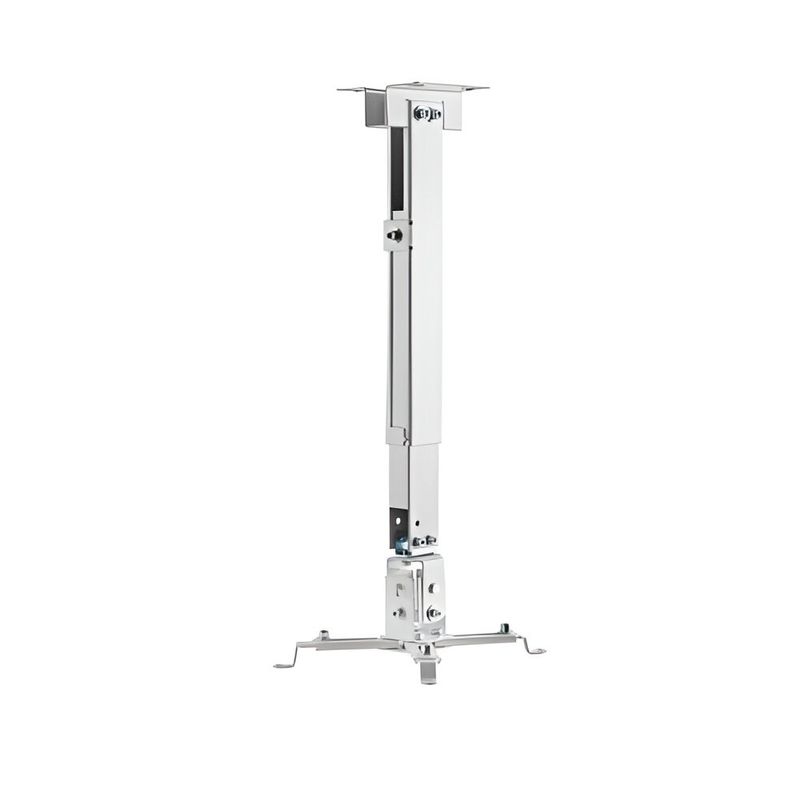 GENERICO - Soporte Base Universal Video Beam Proyector Pared Techo Color Blanco