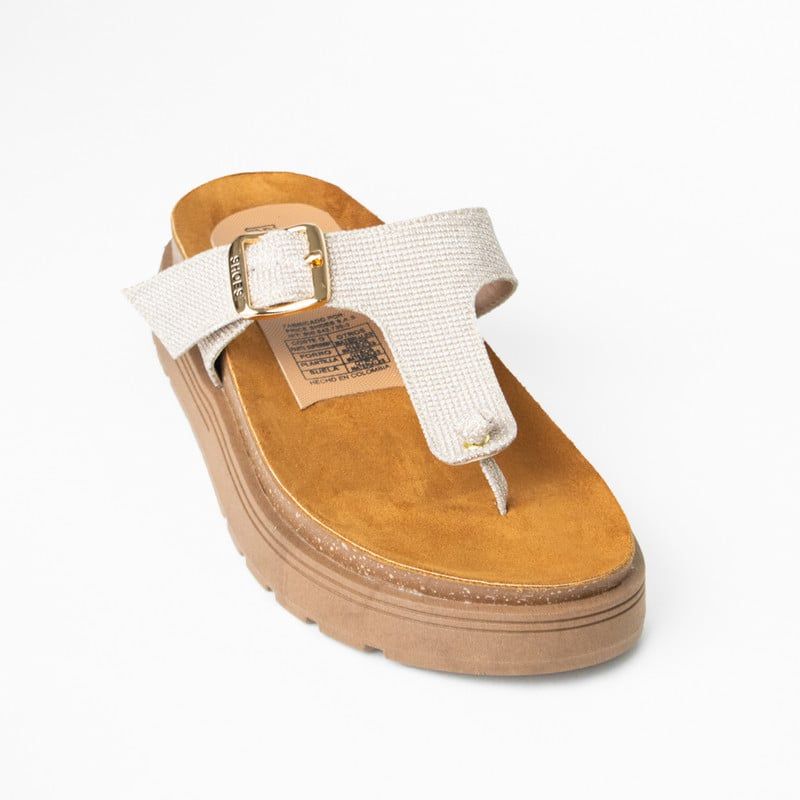 PRICE SHOES - Price Shoes Sandalias Moda Mujeres 462JC002CHAMPANA
