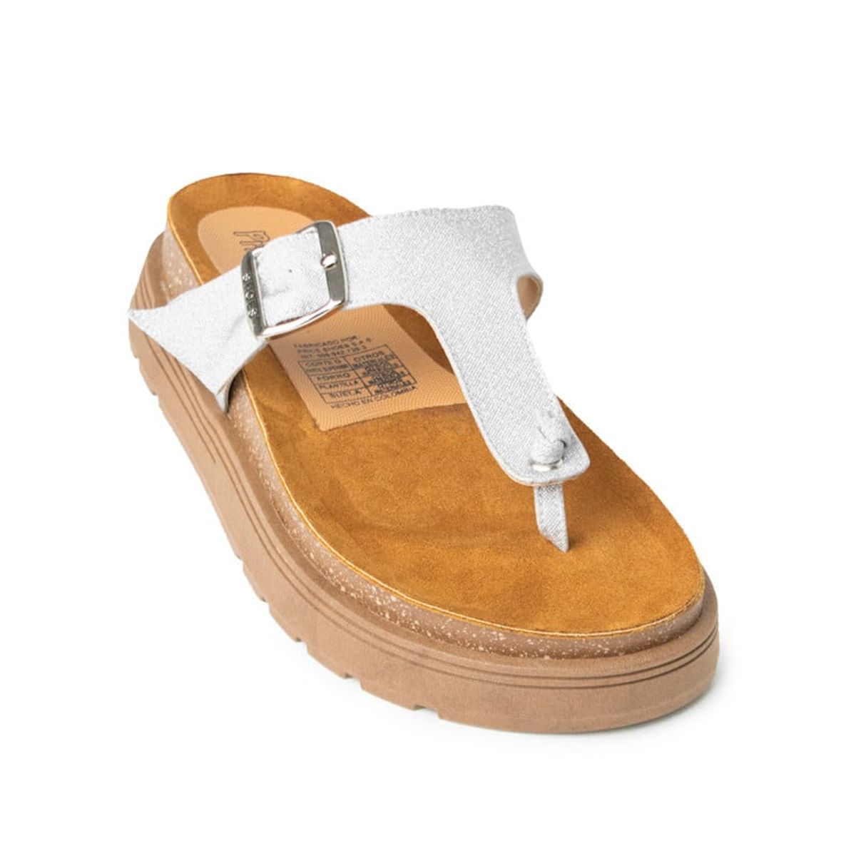 PRICE SHOES - Price Shoes Sandalias Moda Mujeres 462JC002PLATA