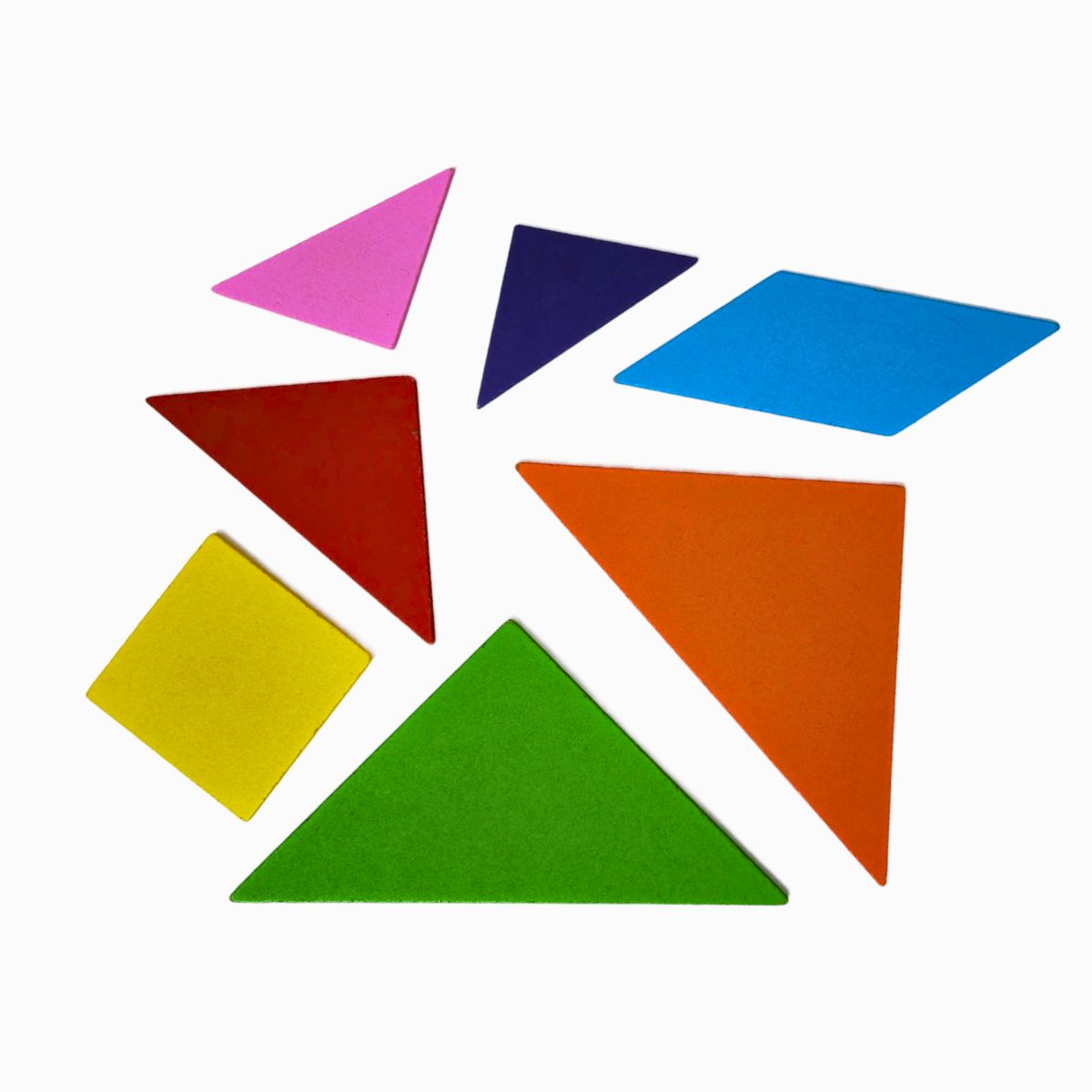 GENERICO - Juego Tangram Didáctico Educativo Madera x 7 Piezas