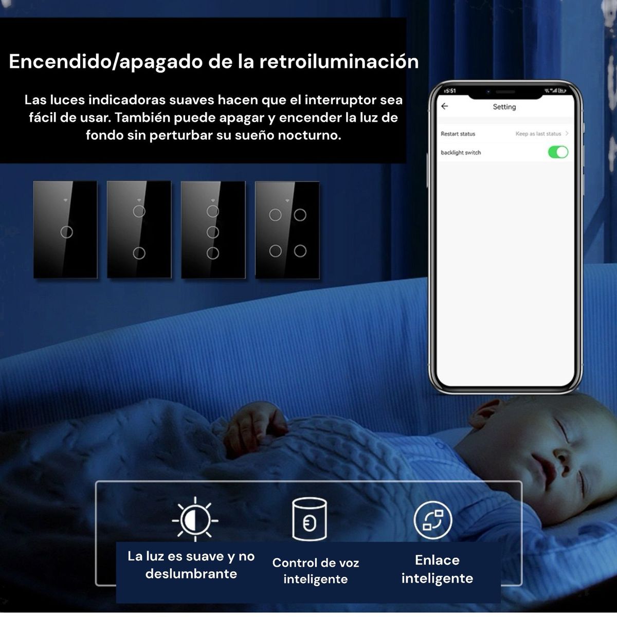 MULTIPLACE COLOMBIA - Interruptor Switch Inteligente Wifi Google Home Y Alexa 1 boton-