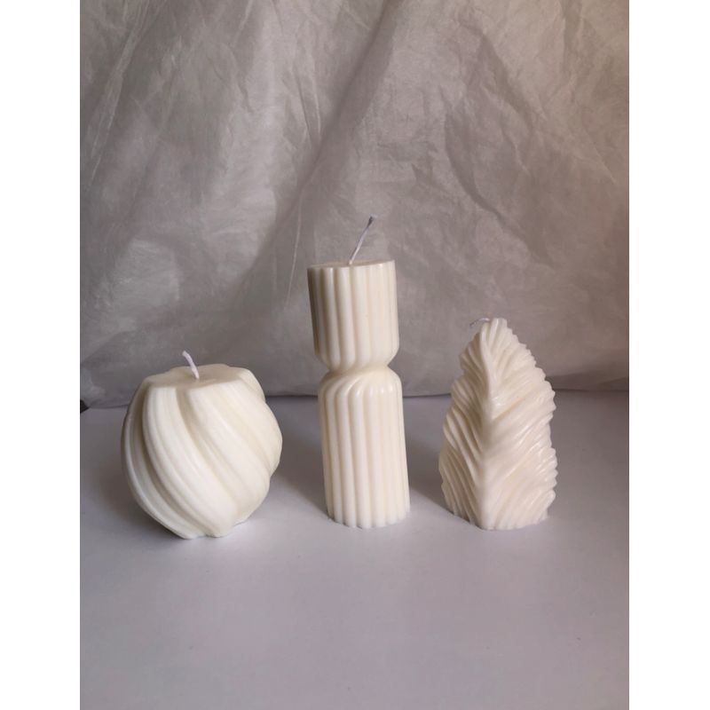 DECORACIONES ALE Y GABY - JUEGO DE 3 VELAS  AROMATICAS KAY