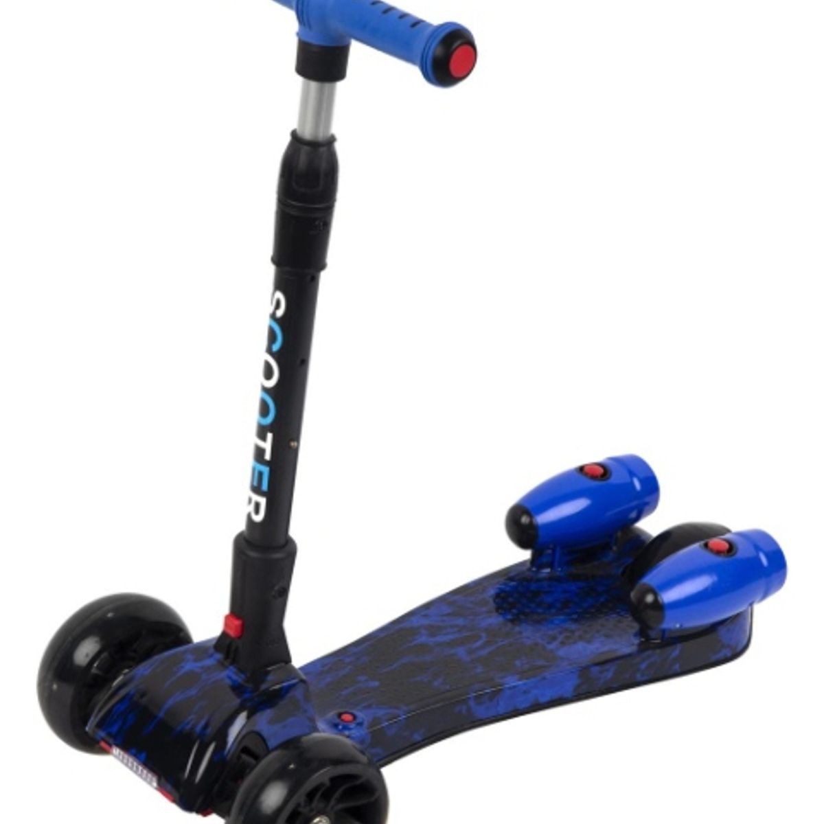 GENERICO - Patineta Humo Luces Led Parlante Bluetooth Monopatín Niños