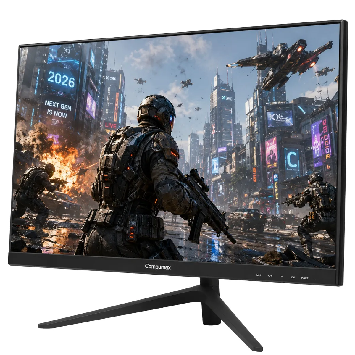 COMPUMAX - MONITOR COMPUMAX INFINITY 27" - 180Hz - PANEL IPS  - FHD  - AMD FREESYNC - PARLANTES INTEGRADOS