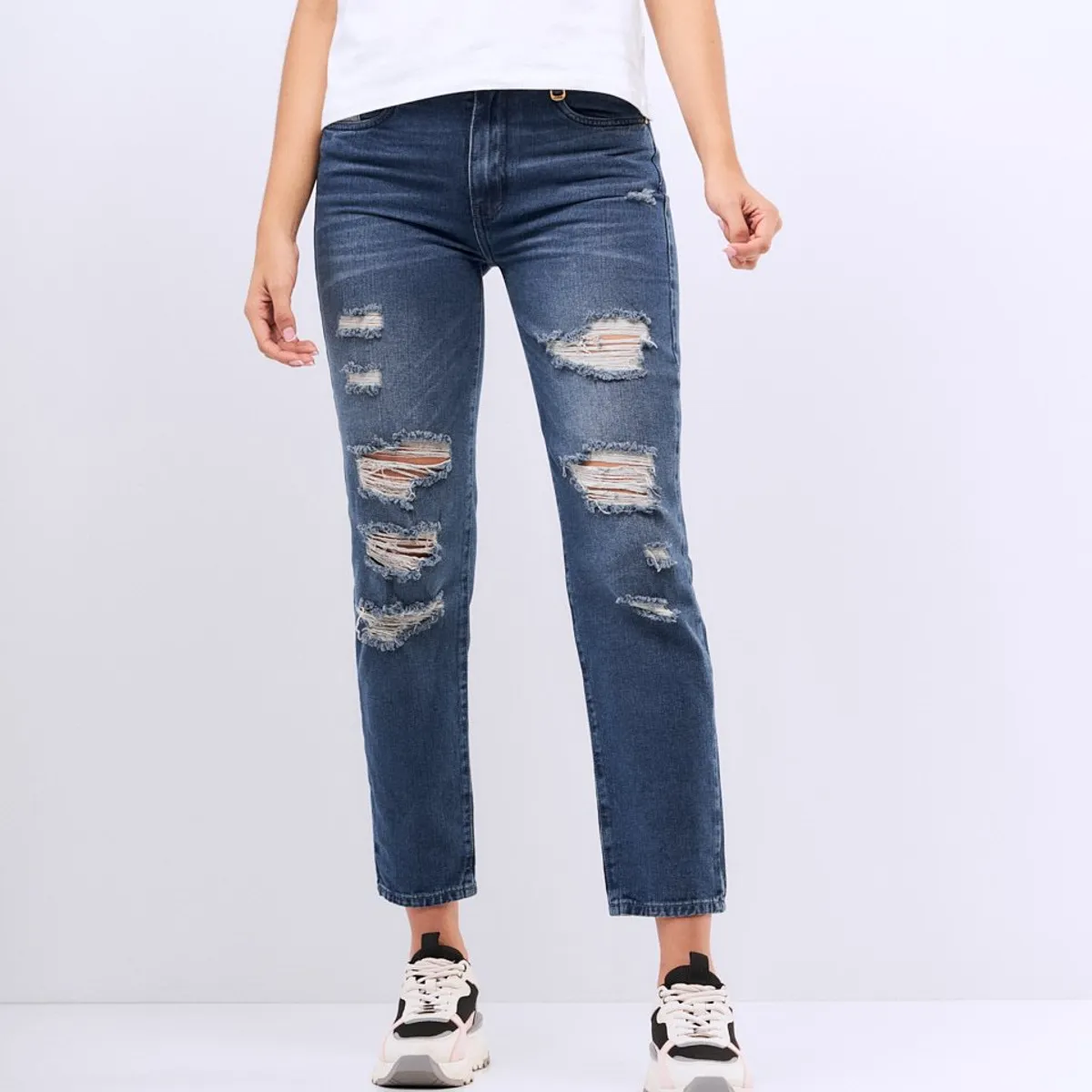 DEREK - Jean para mujer straight derek.