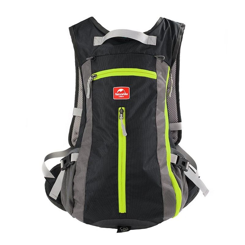 NATUREHIKE - Morral Ciclismo Impermeable Ultraligera Porta Casco 15litros - Negro - 15L