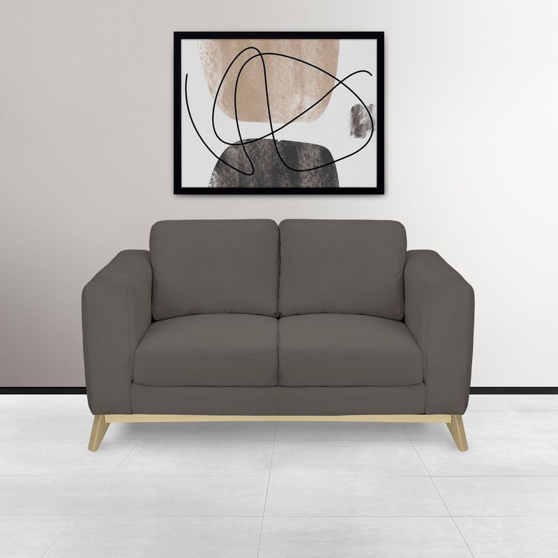 ELITE LIVING - SOFA REGINA 2P CHAMPAÑA MICROFIBRA TAUPE