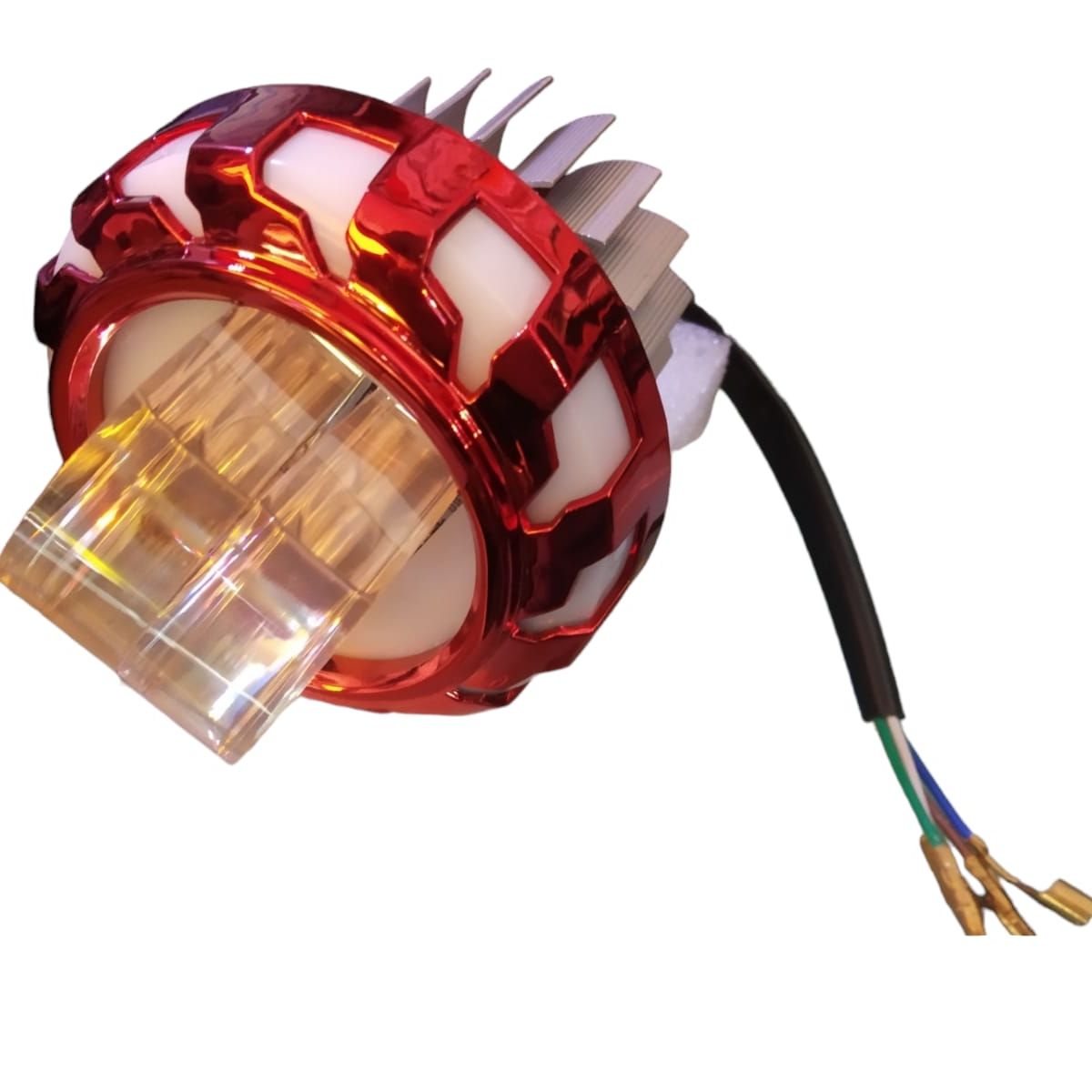 LEDMAX - Ojo de diablo Proyector Lupa Led Para Farola Moto Carro NKD