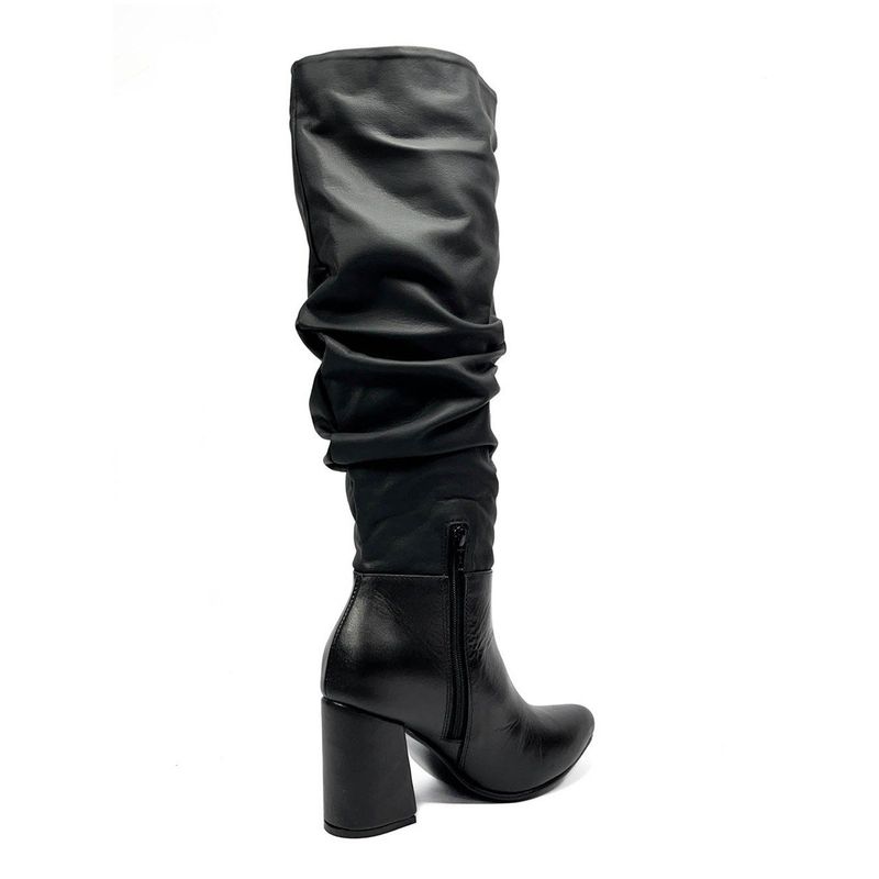 BALLERINA - Bota Cosaca Altura 7 1/2 Para Mujer Negro Ballerinas Maddi