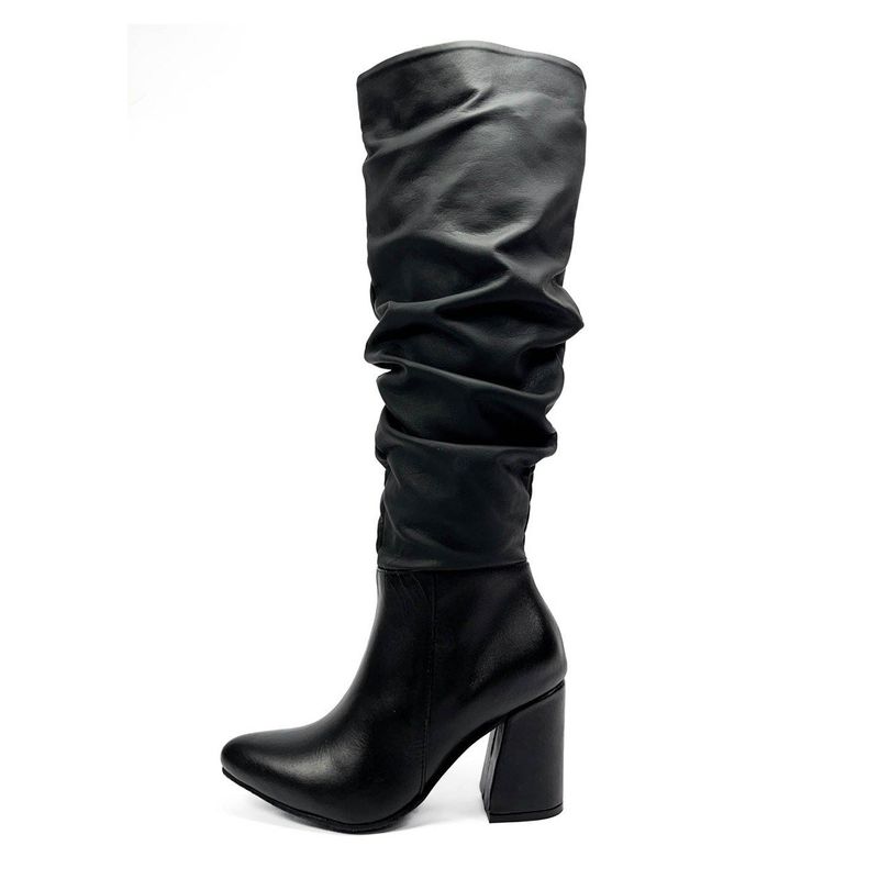 BALLERINA - Bota Cosaca Altura 7 1/2 Para Mujer Negro Ballerinas Maddi