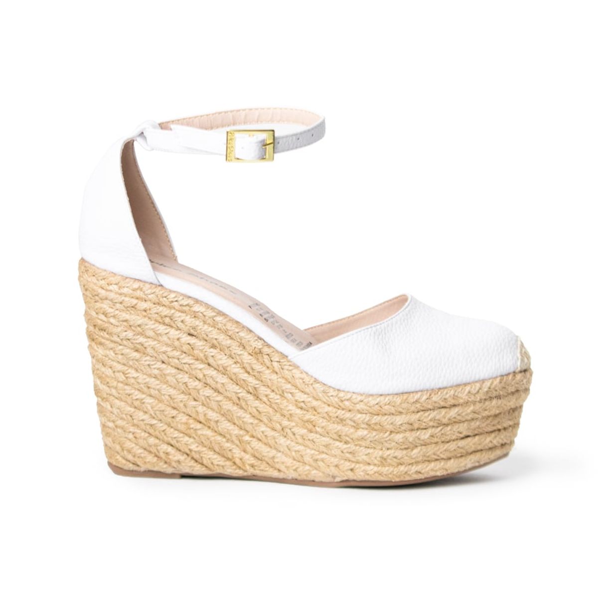 PRICE SHOES - Price shoes Plataforma en yute Mujer 962CR111BLANCO