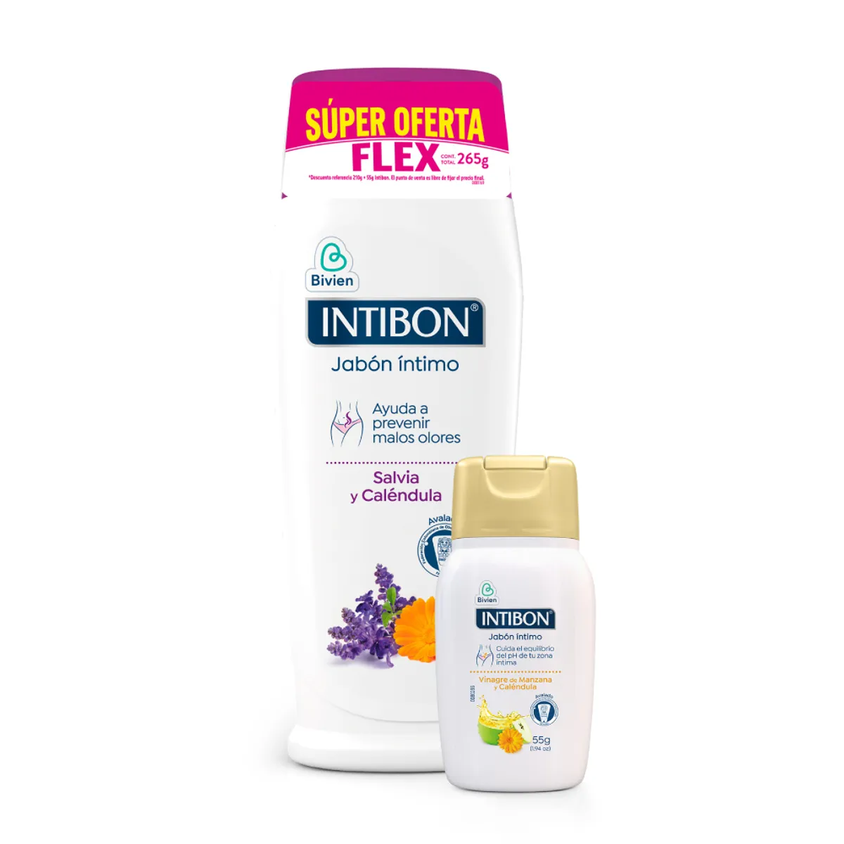 INTIBON - Oferta Jabon Intimo Intibon X 210g +Jabon Intimo X 55g