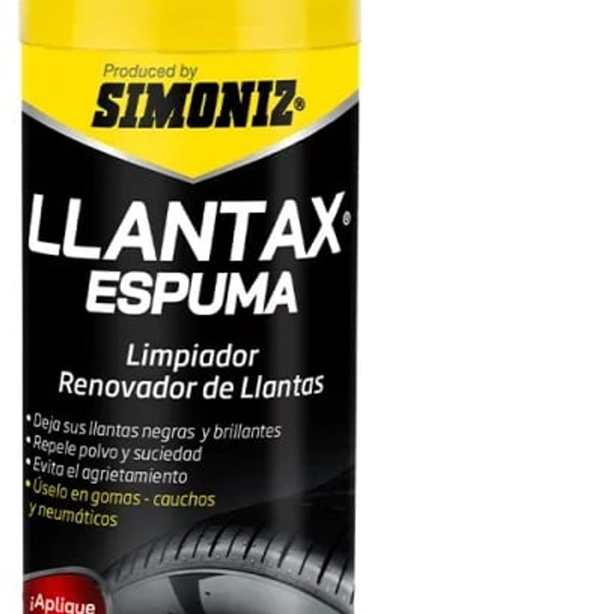 SIMONIZ - Aerosol Brillo Renovador Grieta Llantas Neumáticos Vehículo