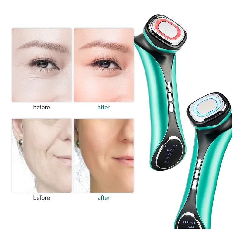 GENERICO - Masajeador Estiramiento Enfriamiento Led Facial Anti Arrugas