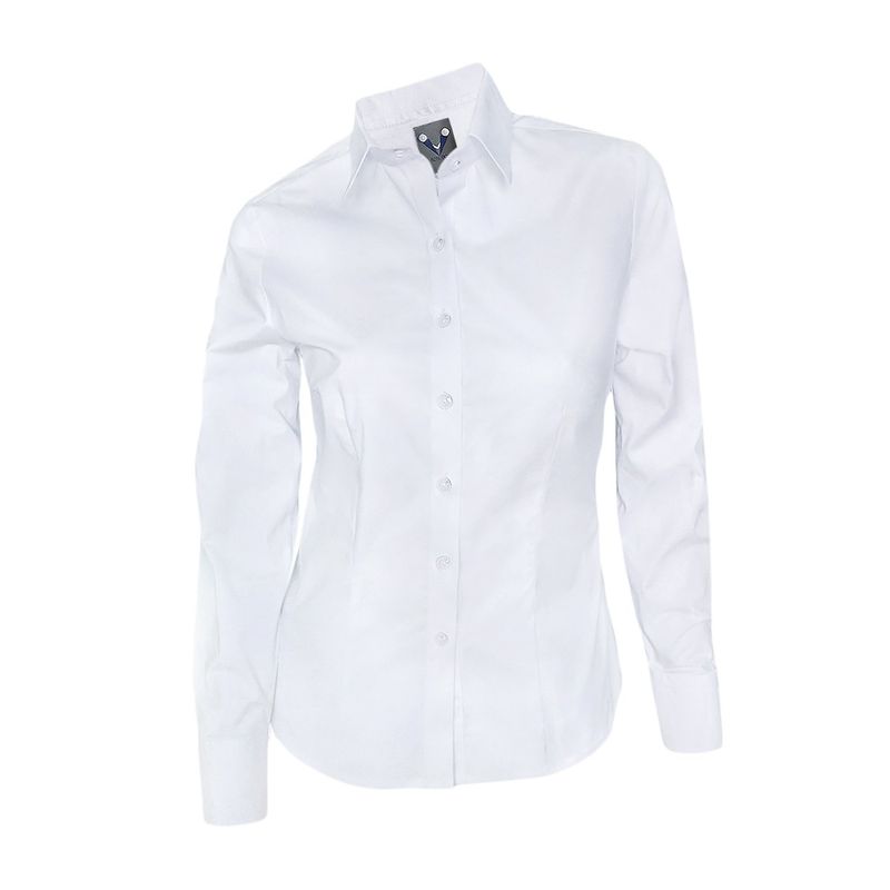 Camisa blusa blanca oficina formal manga larga mujer SON DOS