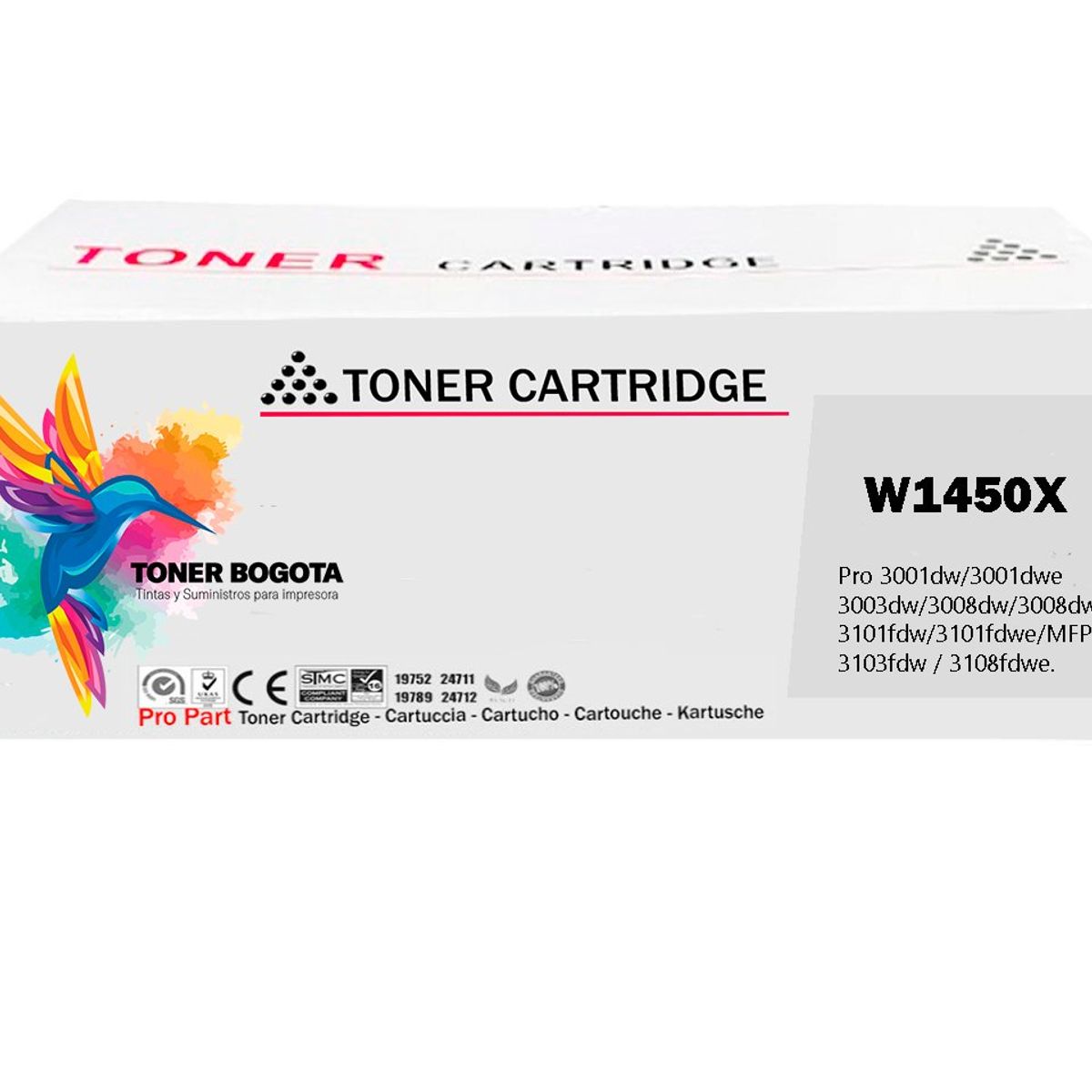 PREMIUM - Tóner 145X W1450X Negro genérico para LJ PRO 3003MFP3103