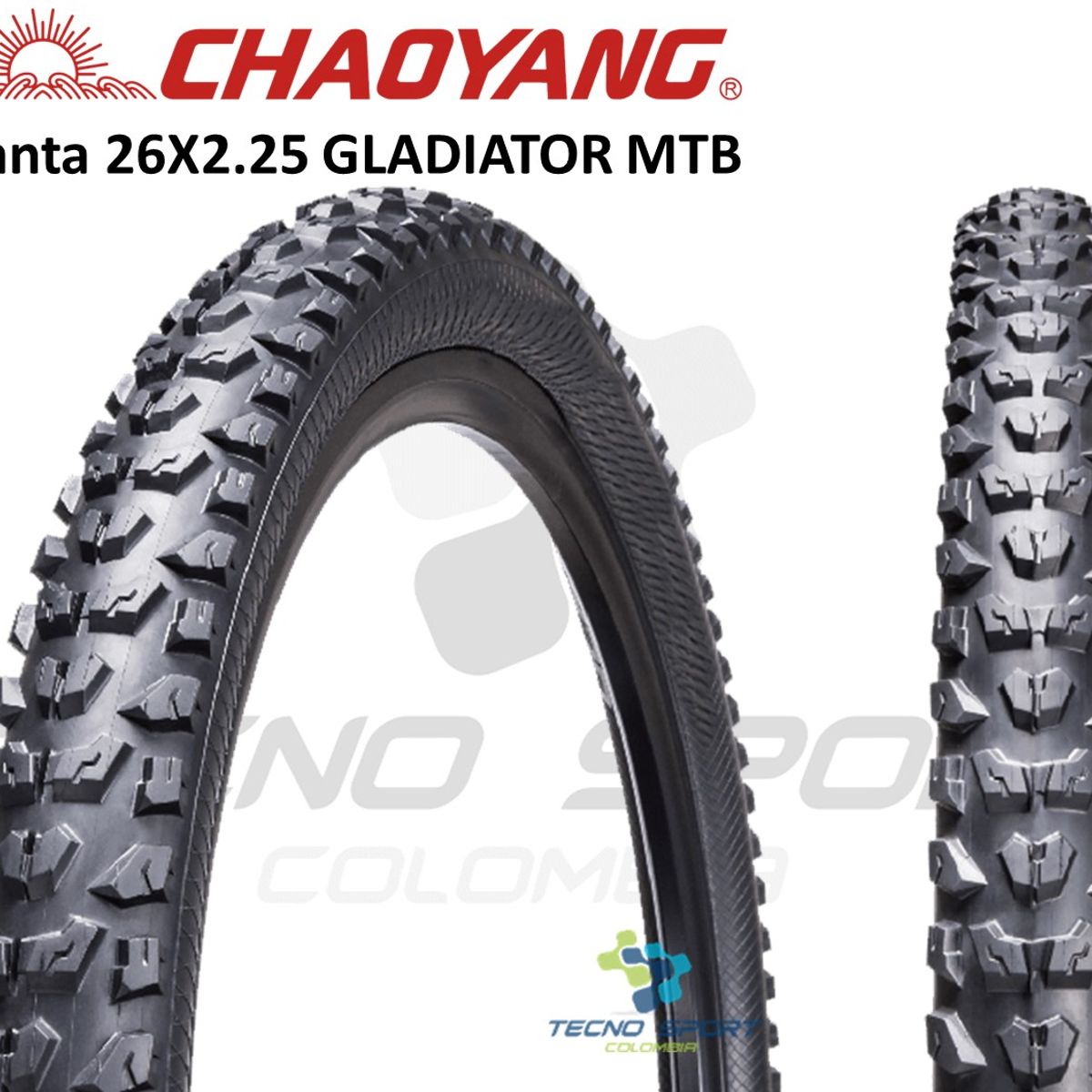 CHAOYANG - Llanta Bicicleta Chaoyang Rin 26 X 2.25 Mtb X 2 Unidades