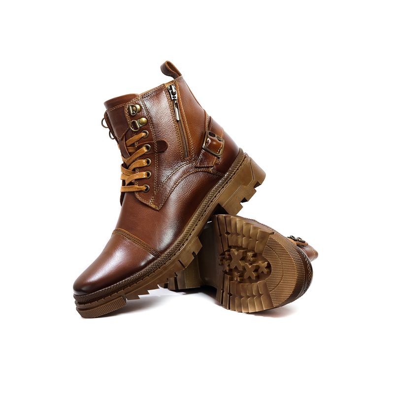GENERICO - Botas Cuero Hombre Miel Ocai Turín 001
