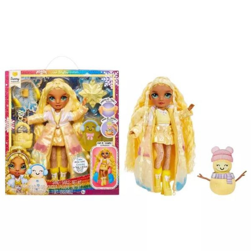 RAINBOW HIGH - Muñeca Rainbow High Winter Wonderland Nieve Magica - Sunny