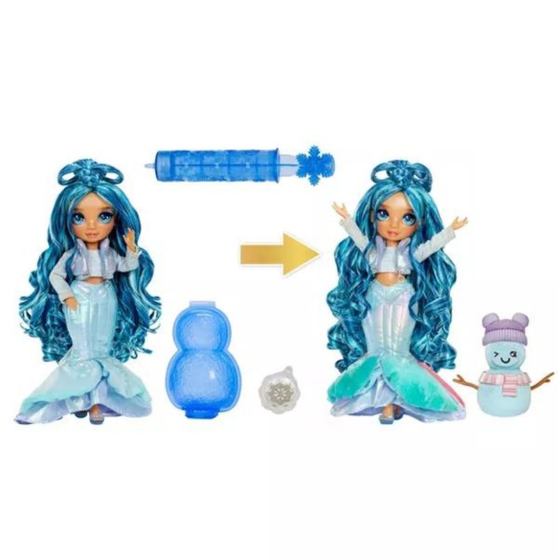 RAINBOW HIGH - Muñeca Rainbow High Winter Wonderland Nieve Magica - Skyler