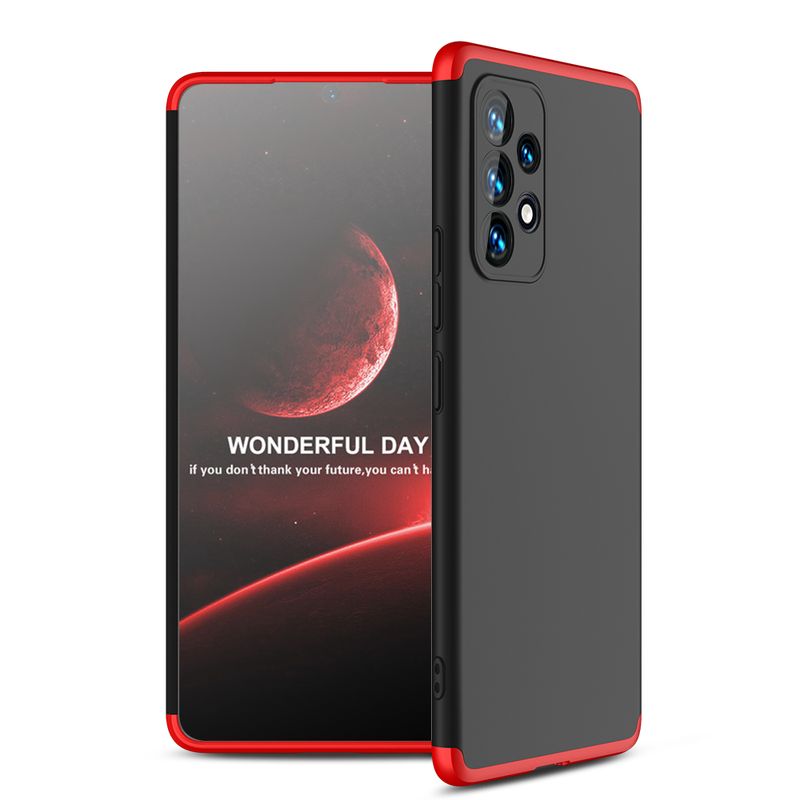 GENERICO - Funda Carcasa Estuche Protector Para Samsung A53 Negro Rojo