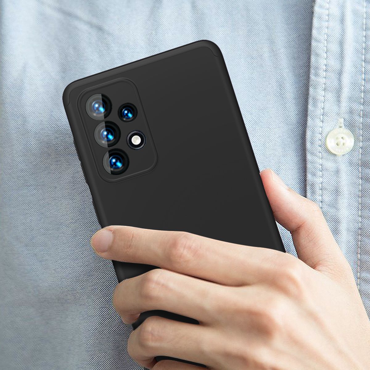 GENERICO - Funda Carcasa Estuche Protector Para Samsung A53 Negro