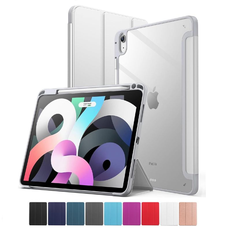 GENERICO - Estuche Protector Smart Clear Para iPad Air 11 M2 6a Gen – Gris