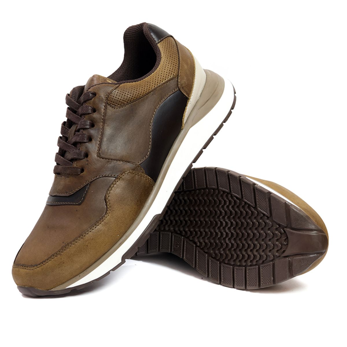 OCAI - Tenis Cuero Hombre Tierra Ocai Atlanta 001