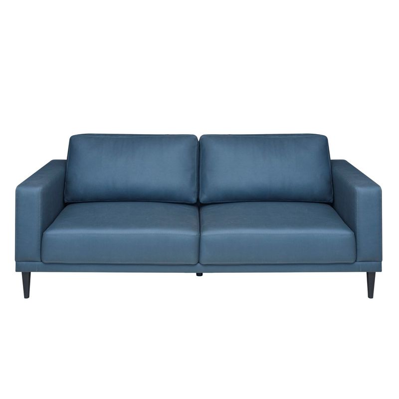 ELITE LIVING - SOFA RIVERSIDE 3P MICROFIBRA PETROLEO