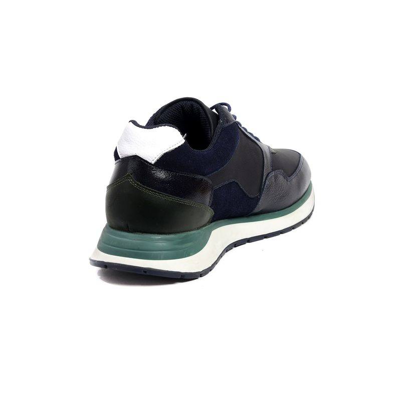 GENERICO - Tenis Cuero Hombre Azul Ocai Atlanta 001