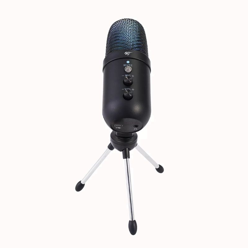 HAVIT - Microfono Condensador Rgb Con Reduccion Havit Gk51 +tripode