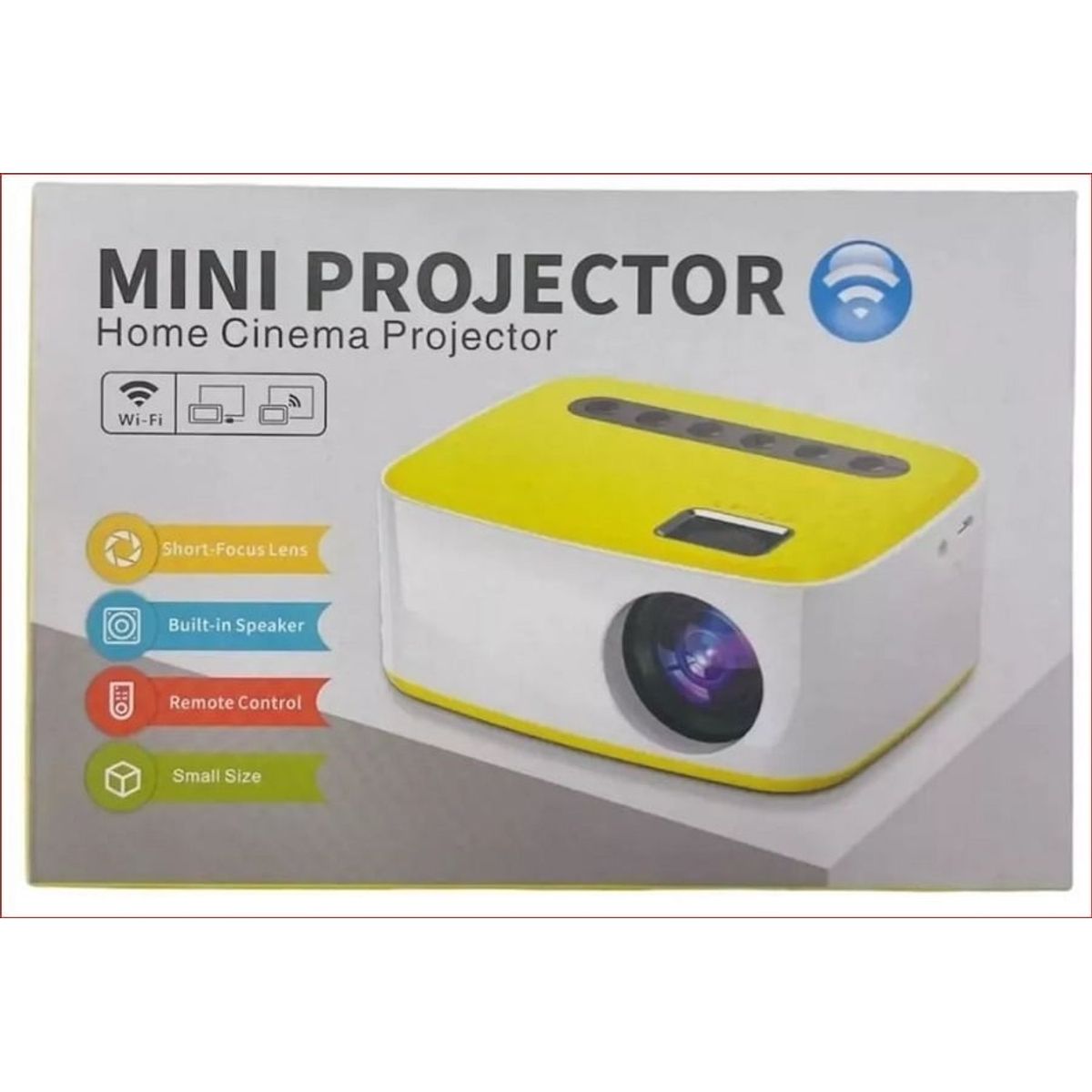 CHINA GLAZE - Mini Proyector LED Proyector De Video Portátil HD WIFI