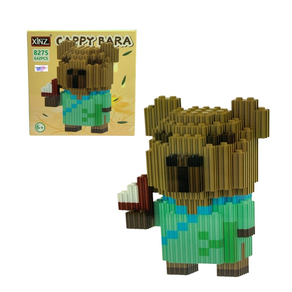 GENERICO - Juego Mini Bloques Capibara Figuras Armables 3D para Niños