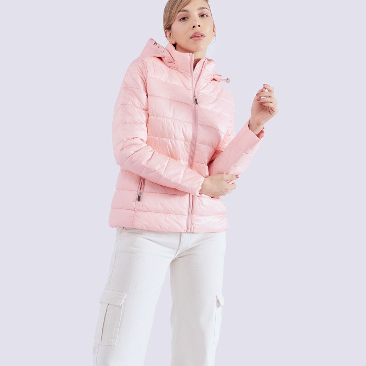 DEREK - Chaqueta Para Mujer Abullonada Derek