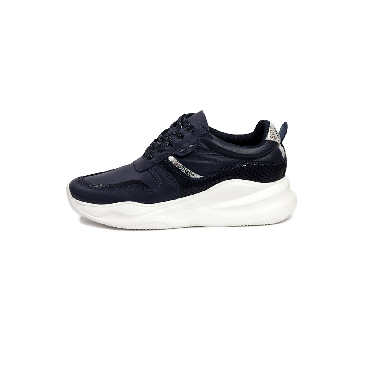 OCAI - Tenis Cuero Mujer Azul Ocai Maya 001