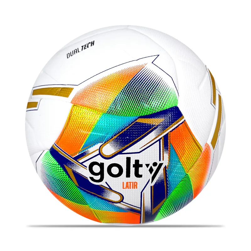 GOLTY - Balon De Futbol Pro Golty Dualtech Latir #5-Blanco