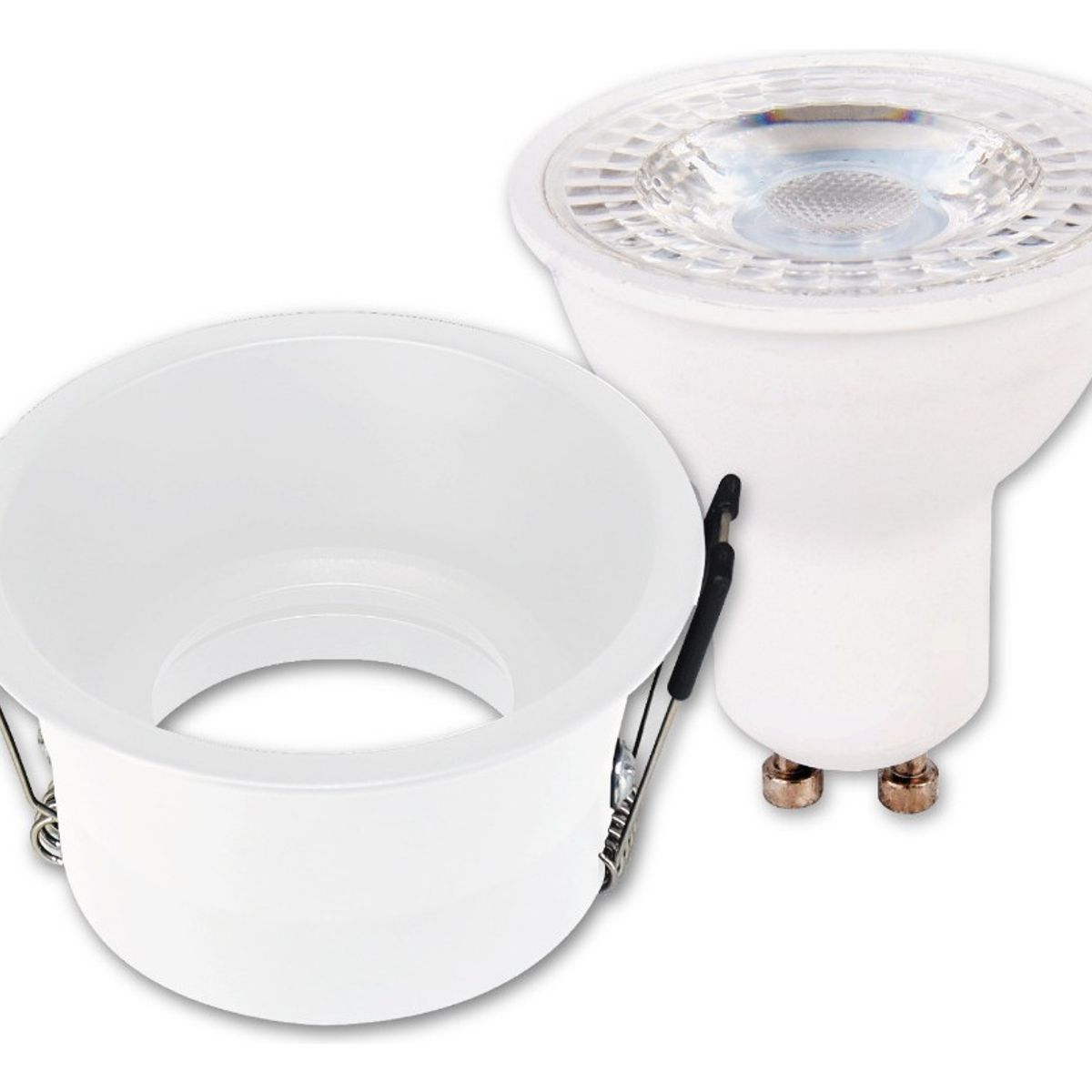 VCP - Ojo De Buey Blanco Led Luz Cálida Redondo 7w Certificado