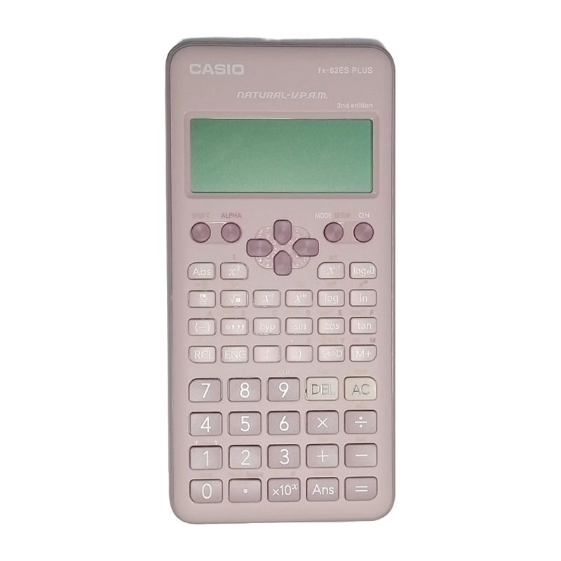 CASIO - CALCULADORA CIENTIFICA CASIO FX82ES PLUS ROSADA 2 EDITION  252 FUNCIONES ORIGINAL