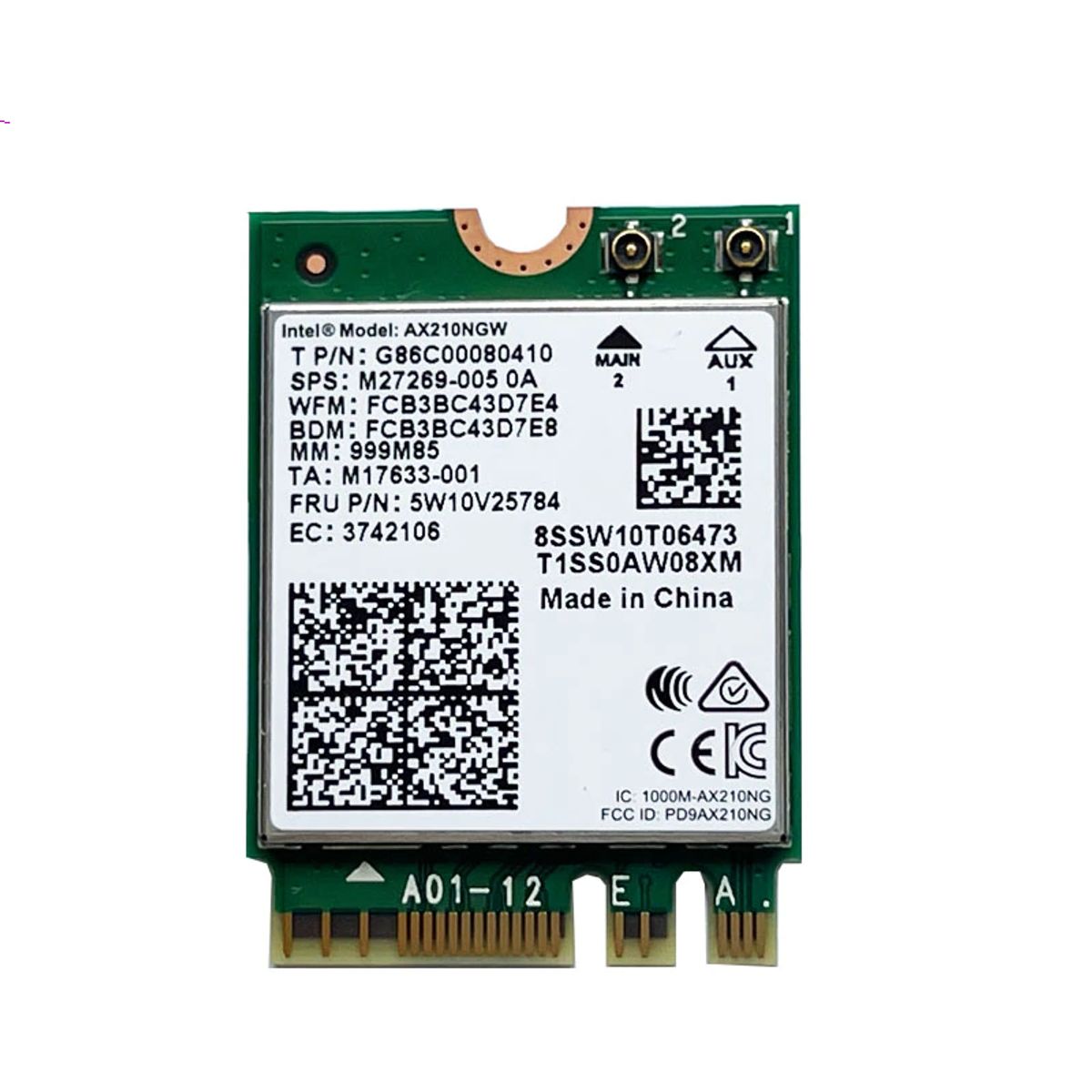 GENERICO - Modulo wifi 6E AX210 bluetooth 5.3