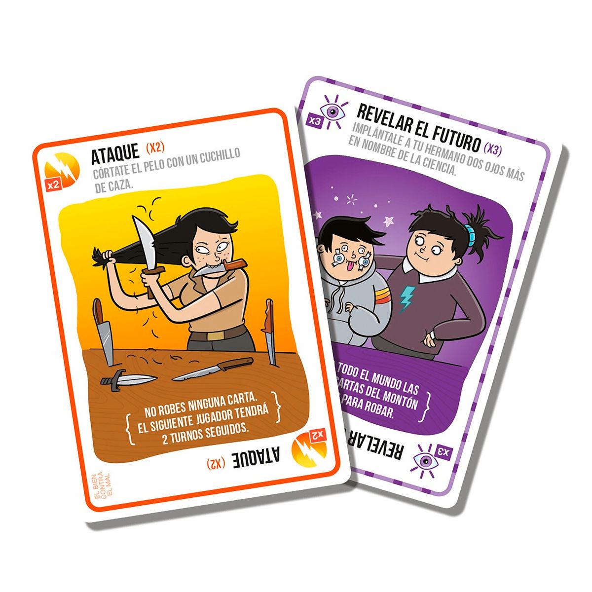 ASMODEE - Exploding Kittens El Bien Contra El Mal Español