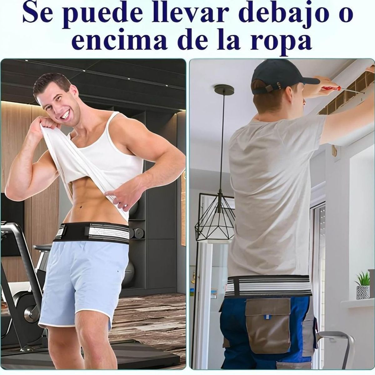 GENERICO - Cinturón Ciática Cadera Lumbar Pelvis Dolor Espalda Alivio 120CM