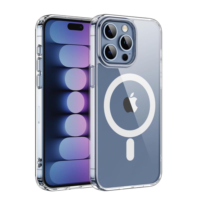 GENERICO - Estuche De Carga Magsafe Para iPhone 15 Pro - Transparente