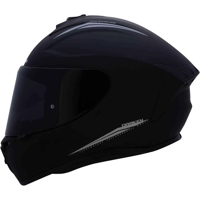 SPARTAN - CASCO SPARTAN DRAKEN CERTIFIC ECE2206 SOLID NEGRO MATE TLL M