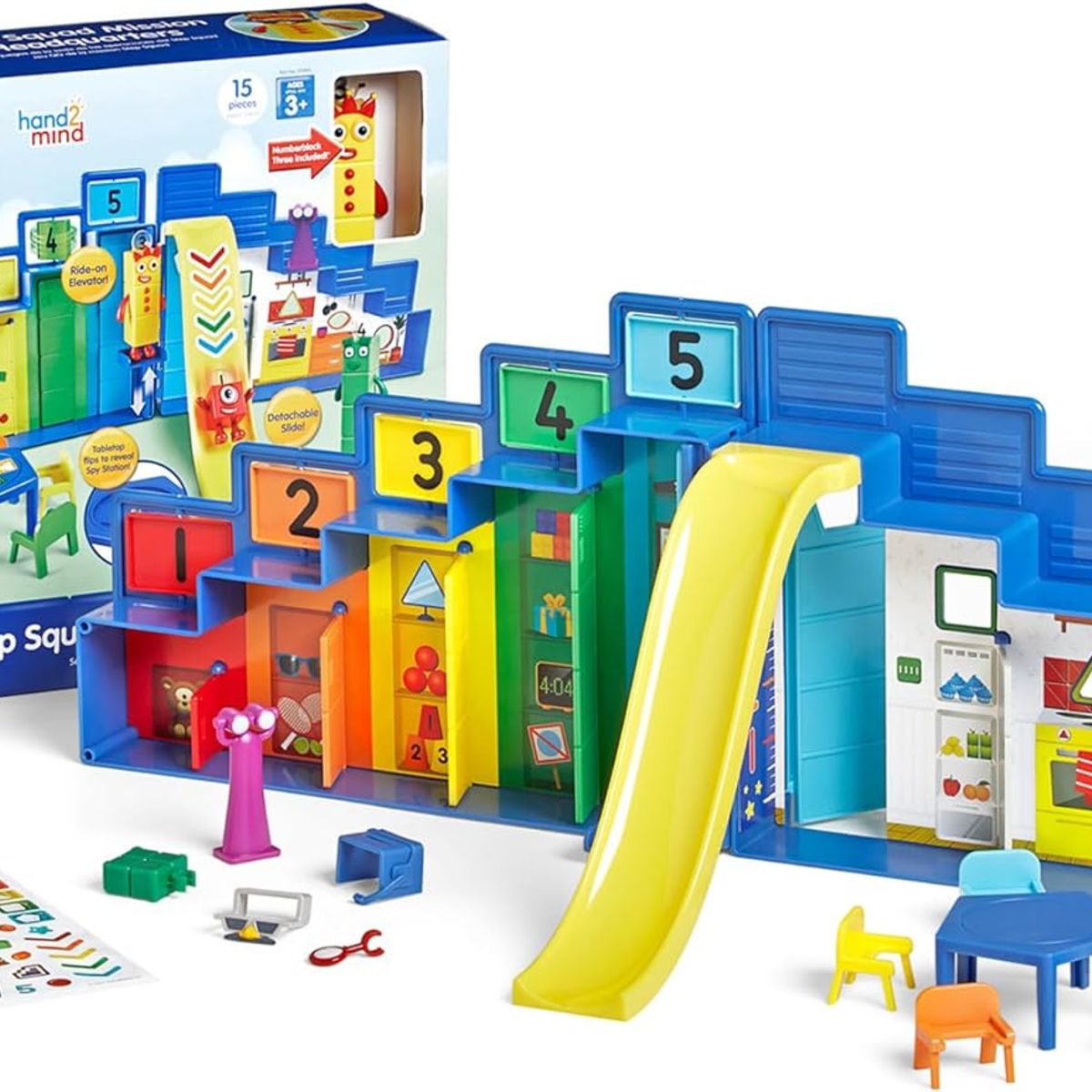 JUGANDO Y EDUCANDO - Juguete Cuartel General De Los Numberblocks Para Niños